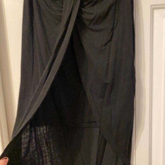~2 for $25 or 3 for $30 ~ Black two layer wrap skirt - Picture 2 of 2